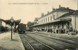 St Rambert D'albon * La Gare * Wagons * Ligne Chemin De Fer De La Drôme - Otros & Sin Clasificación