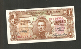 Uruguay, 1 Peso, 1939-1966 Issue Ley De 2 De Enero De 1939 - Uruguay
