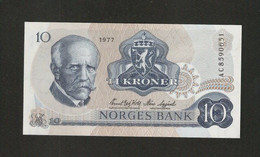 Norvège, 10 Kroner, 1962-1987 Issue - Norvegia