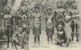 CPA ILES SALOMON "Indigènes" - Solomon Islands