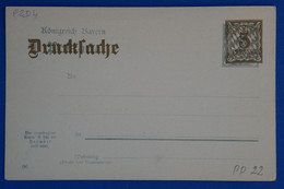 R2 BAYERN  BELLE CARTE 1900 NON  VOYAGEE NEUVE+SURCHARGE - Ganzsachen