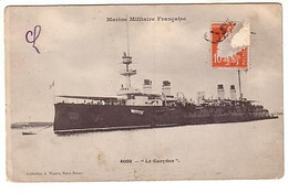 Marine Militaire Française - Le Gueydon - Coll. A Warron - Croiseur Cuirassé  - écrite Avec Date D'escale - Krieg