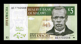 Malawi 5 Kwacha 2005 Pick 36c SC UNC - Malawi