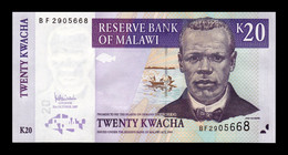 Malawi 20 Kwacha 2007 Pick 52c SC UNC - Malawi
