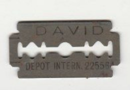 Scheermesje - Razor Blade DAVID Depot Intern. 225564 - Lames De Rasoir