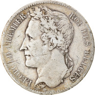 Monnaie, Belgique, Leopold I, 5 Francs, 5 Frank, 1833, TB+, Argent, KM:3.1 - 5 Frank