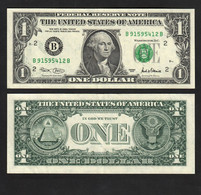 Etats Unis  1 Dollar 2001 Washington  USA  1$ - Federal Reserve (1928-...)