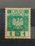 Polonia. Fiscales. 1960. Oplata Skarbowa. 1 Zl. Nuevo ** - Fiscali