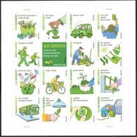 VERINIGTE STAATEN ETATS UNIS USA 2011 M/S GO GREEN MNH SC 4524SP MI B4681-96 YT F4341-56 SG MS5118A-P - Hojas Completas