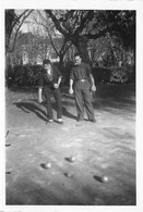 PETANQUE - Joueurs De Boules Fumant La Cigarette - Tirage Photo - Petanca