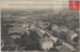 44  Pontchateau  -   Panorama   De La Rue  Sadi Carnot  ,  Pris De  La Tour Du  Clocher - Pontchâteau