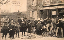 Bretagne 1206  Etables   Jour De Marché Mancel  Photo édition Binic - Etables-sur-Mer