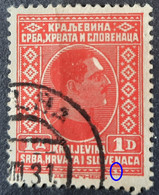 KING ALEXANDER-1 D-ERROR-SHS-YUGOSLAVIA-1926 - Imperforates, Proofs & Errors