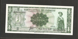 Paraguay, 1 Guaraní, 1952 - Decreto Ley No. 18 Del 25 De Marzo De 1952 - Paraguay