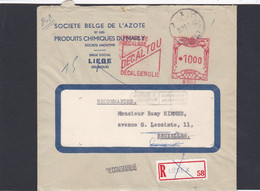 MMA HUILE DE DECALAGE DECALTOU DECALEEROLIE / Lettre Recommandé  Absent Non Reclame Lac - 1960-79