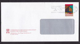 Liechtenstein: Cover, 1991, 1 Stamp, CEPT, Europa, Building, Cancel Slogan Air Parcel, Bird (traces Of Use) - Cartas & Documentos