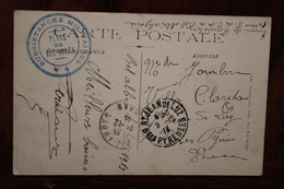 1914 CPA Ak Sidi Bel Abbès Vue Générale Subsistances Militaires Voyagée Vers St Jean De Luz Cover Ww1 Wk1 FM - Guerre De 1939-45