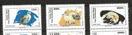 CYPRUS NORTH 1989 Fauna Unificato Cat. N° 241-242-244 Absolutely MNH ** - Autres & Non Classés