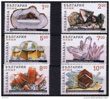 BULGARIE Mineraux, Yvert N° 3635/40 ** MNH, Neuf Sans Charniere - Minerals