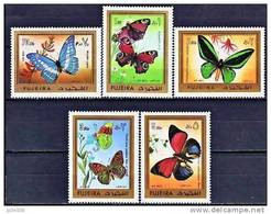 FUJEIRA Papillons, Butterflies, Mariposas, Yvert 780/4. **. MNH - Butterflies