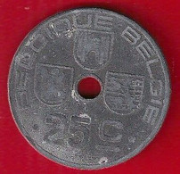 BELGIQUE - 25 CENTIMES - 1943 - 25 Cent