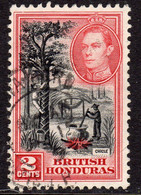 British Honduras 1938-47 2c Chicle Tapping, Perf 11½x11, Used, SG 151 (WI2) - British Honduras (...-1970)