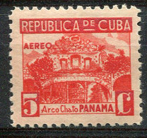 Cuba           PA   24  *   Très Legère Charnière - Luchtpost