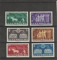 Luxembourg_ 1951- En Faveur De L'europe N°443/448 - Otros & Sin Clasificación