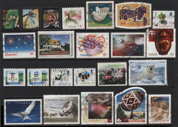 Canada (36) 2007 - 2009. 23 Different Stamps. Used & Unused. - Collezioni
