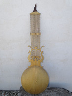 ANCIEN GRAND BALANCIER GROSSE LYRE Pour MOUVEMENT PENDULE HORLOGE COMTOISE XIXe Jus De Grenier - Wandklokken