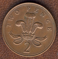 Great Britain 2 Pence 1997, KM#936a, VF - 2 Pence & 2 New Pence