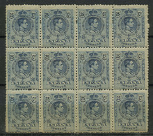 Espagne (1909) N 248 (Luxe) Bloc De 12 - Nuevos