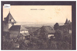 DISTRICT DE NYON - BEGNINS - L'EGLISE - TB - Begnins