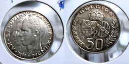 BELGIUM 50 FRANCS 1960 Km#152.1 SILVER (G#02-07) - 5 Frank