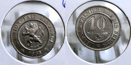 BELGIUM 10 CENTIMES 1863 Km#22 AU (G#02-09) - 10 Cents