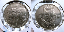 BELGIUM 100 FRANCS 1954 Km#138.1 SILVER (G#02-11) - 100 Frank