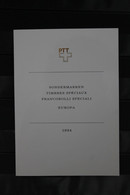 Schweiz: Europa - CEPT 1994, PTT-Booklet, Ersttagsheft Nr. 301, ESST,  Mit MiNr. 1525-26 - Autres & Non Classés