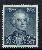 BRD 1953 // 166 ** Justus Von Liebig - Neufs