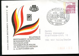 Bund PP106 D2/005 AUSSTELLUNG BUNDESREPUBLIK - POLEN Bremen Sost. Gebraucht 1982 - Postales Privados - Usados