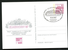 Bund PP106 D2/015-I STADTBILD ELMSHORN Sost. 1987 - Postales Privados - Usados