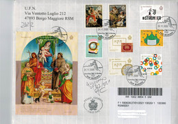 San Marino 2020 Busta FDC Natale - ANIS - 250°anniv Morte Tiepolo Juventus Campione D'Italia - Museo Monete    ° VFU - Usados