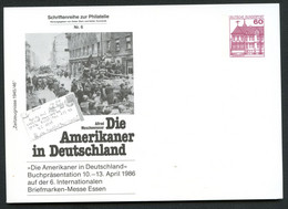 Bund PP106 D2/018 BUCHPRÄSENTATION AMERIKANER IN DEUTSCHLAND 1945 Essen 1986 - Postales Privados - Nuevos