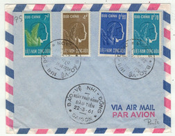 Viêt-Nam // Vietnam //  Lettre FDC  22/3/1961 - Viêt-Nam