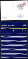 Bund PP106 D2/046 KIELER WOCHE Sost. 1987 - Postales Privados - Usados