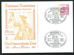 Bund PP106 D2/054 ÖSTERREICHISCHE POST POSTBOTE Sost. München 1983 - Postales Privados - Usados