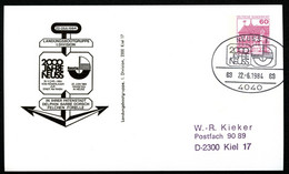 Bund PP106 D2/062 LANDUNGSBOOTGRUPPE 1. DIVISION Sost. Neuss 1984 - Postales Privados - Usados