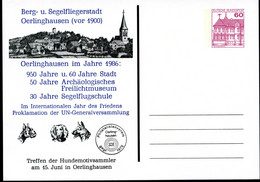 Bund PP106 D2/070 HUNDE Oerlinghausen 1986 - Privatpostkarten - Ungebraucht