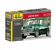 Heller - AUSTIN MINI Maquette Kit Plastique Réf. 80153 NBO 1/43 - Automobili