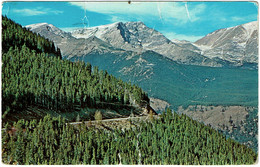 CPSM Mount Ypsilon And Mummy Range From Scenic Trail Ridge Road In Rocky Mountain - Rocky Mountains