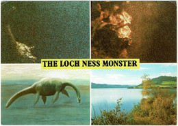 CPSM Ecosse The Loch Ness Monster, Nessie, Multivue, Timbre 1979 - Dunbartonshire